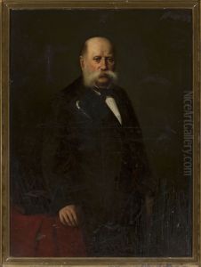 Portat des Unternehmers Carl Dittrich (1819-1886), Inhaber der Zyrardower Manufacturen Hielle & Dittrich