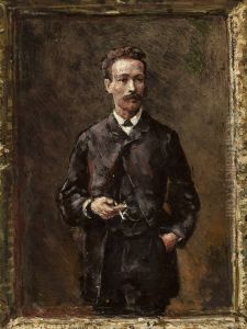 Portrait of Artur Gruszecki, sketch