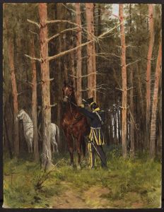 In the forest (Uhlans' post)