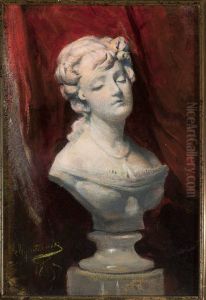 Bust of Helena Modrzejewska by Leon Wyczolkowski