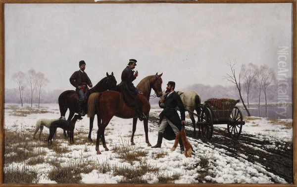 Whippers-in resale a hunted fox to dealers - view 1