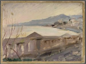 Lower terrace of the Bakhchi-Dere villa. From the journey to Crimea