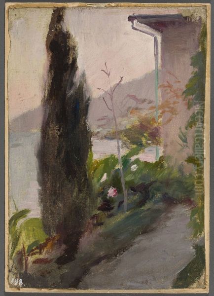 Garden of the Bakhchi-Dere villa in Yalta. From the journey to Crimea - view 1