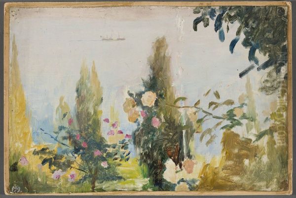 Garden of the Bakhchi-Dere villa in Yalta. From the journey to Crimea - view 1