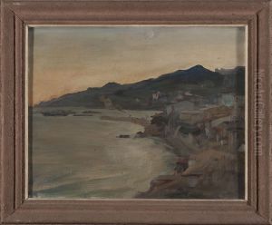 Yalta - evening. From the journey to Crimea