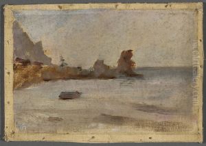 Seaside in Gurzuf. From the journey to Crimea by Jan Ciaglinski