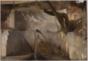 Fountain near Yalta. From the journey to Crimea by Jan Ciaglinski