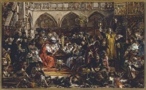 Influence of the university on the country, from the series "History of Civilization in Poland" by Jan Matejko