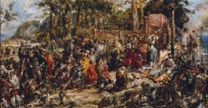 Baptism of Lithuania, from the series "History of Civilization in Poland" by Jan Matejko