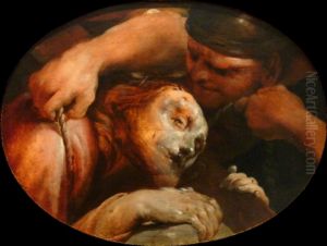 Le Christ tombe sous la croix by Giuseppe Maria Crespi