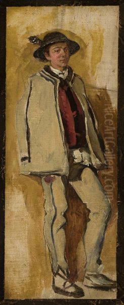 Portrait of a young Highlander - view 1