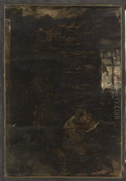 Woman indoors - view 1