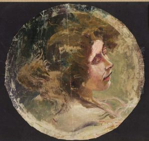 Sketch of a woman's head Sketch of a woman's head