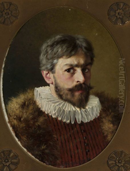 Self-portrait in the 17th-century costume - view 1