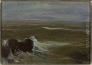Rough sea by Wladyslaw Slewinski
