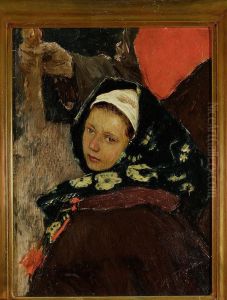 Ruthenian woman - head of a peasant woman