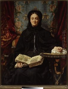 Portrait of Katarzyna Potocka nee Branicka (1825-1907), wife of Adam Portrait of Katarzyna Potocka nee Branicka (1825-1907), wife of Adam