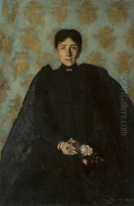 Portrait of a woman by Olga Boznanska
