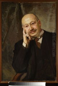 Portrait of Edward Krasinski by Stanislaw Lentz