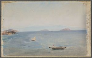 View of the mountainous seaside. From the journey to Constantinople by Jan Ciaglinski