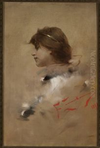 Head of a woman in profile Head of a woman in profile