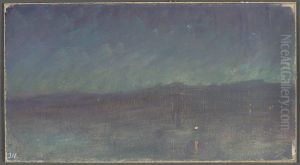 Night on the sea. From the journey to Constantinople Night on the sea. From the journey to Constantinople