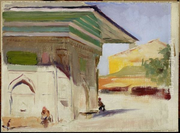 Street in the southern city. From the journey to Constantinople - view 1