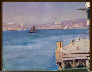 Bosporus - study. From the journey to Constantinople by Jan Ciaglinski