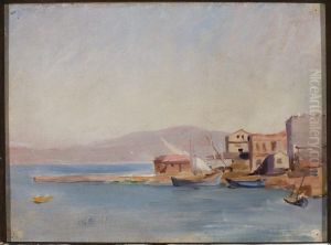 Harbour - study. From the journey to Constantinople by Jan Ciaglinski