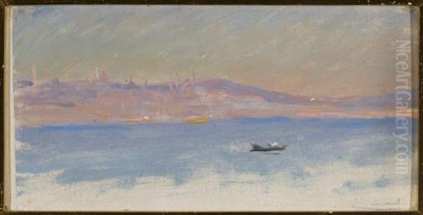 View of Constantinople. From the journey to Constantinople - view 1
