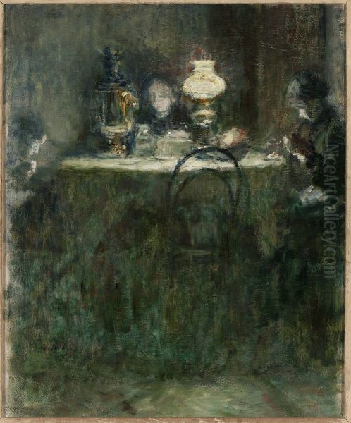 By the lamp - view 1