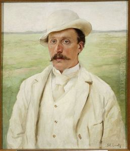 Portrait of Leopold Meyet by Stanislaw Lentz