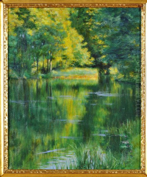 Lake in a park - view 1