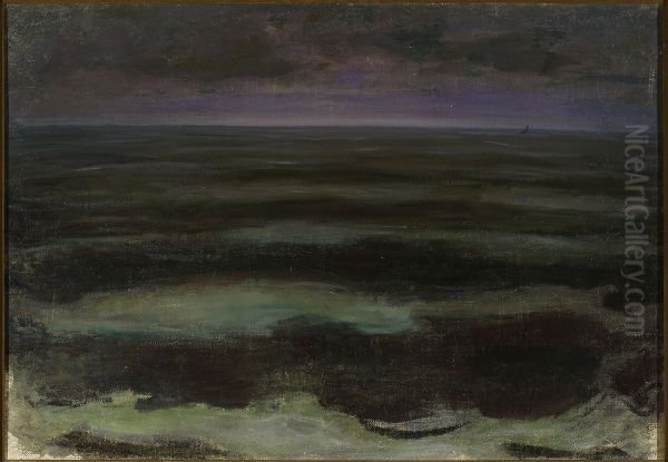 Sea at night - view 1