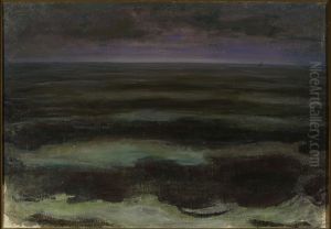 Sea at night by Wladyslaw Slewinski
