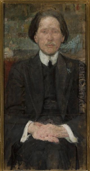 Portrait of a young man in black - view 1