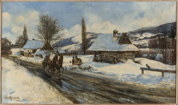 View of a submontane village - view 1