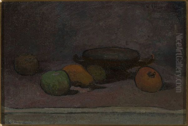 Fruits and bowl - view 1