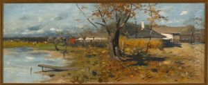 Farmyards by Jozef Brandt