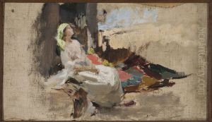 Sketch for the painting "Potocka in Bakhchisaray"