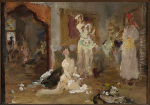 Sketch for the painting "Potocka in Bakhchisaray"