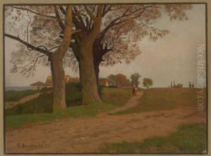 Landscape by Walery Brochocki