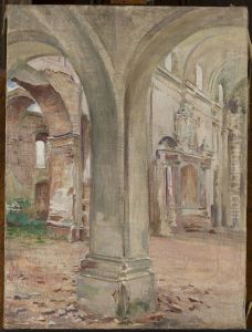 Church interior by Franciszek Lubienski