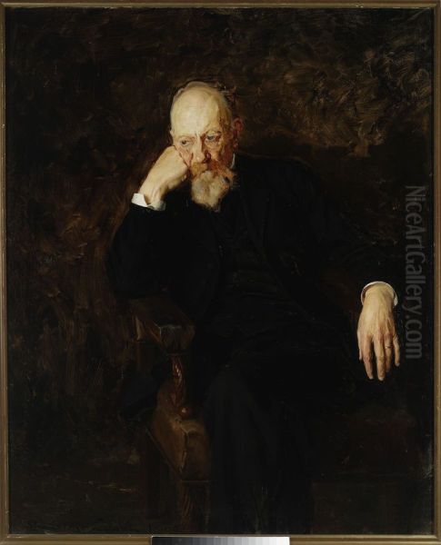 Portrait of professor Aleksander Jablonowski - view 1