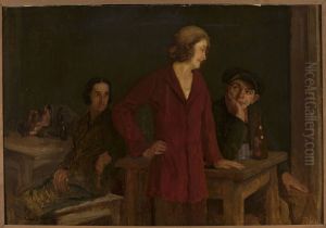 In a Tavern by Stanislaw Lentz