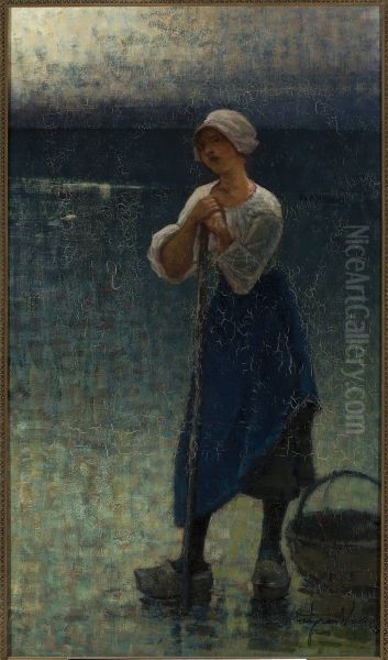 Green fisherwoman - view 1