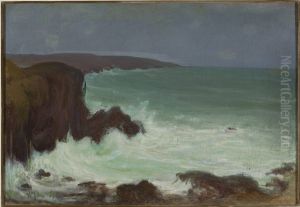Storm of waves by Wladyslaw Slewinski