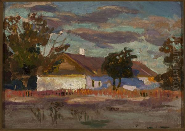 Cold day (A house in the sun) - view 1