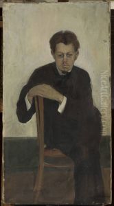 Portrait of musician Korolev by Stanislaw Kuczborski