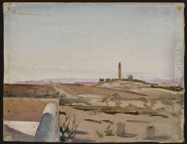 At the edge of the city and the desert. From the journey to Palestine - view 1